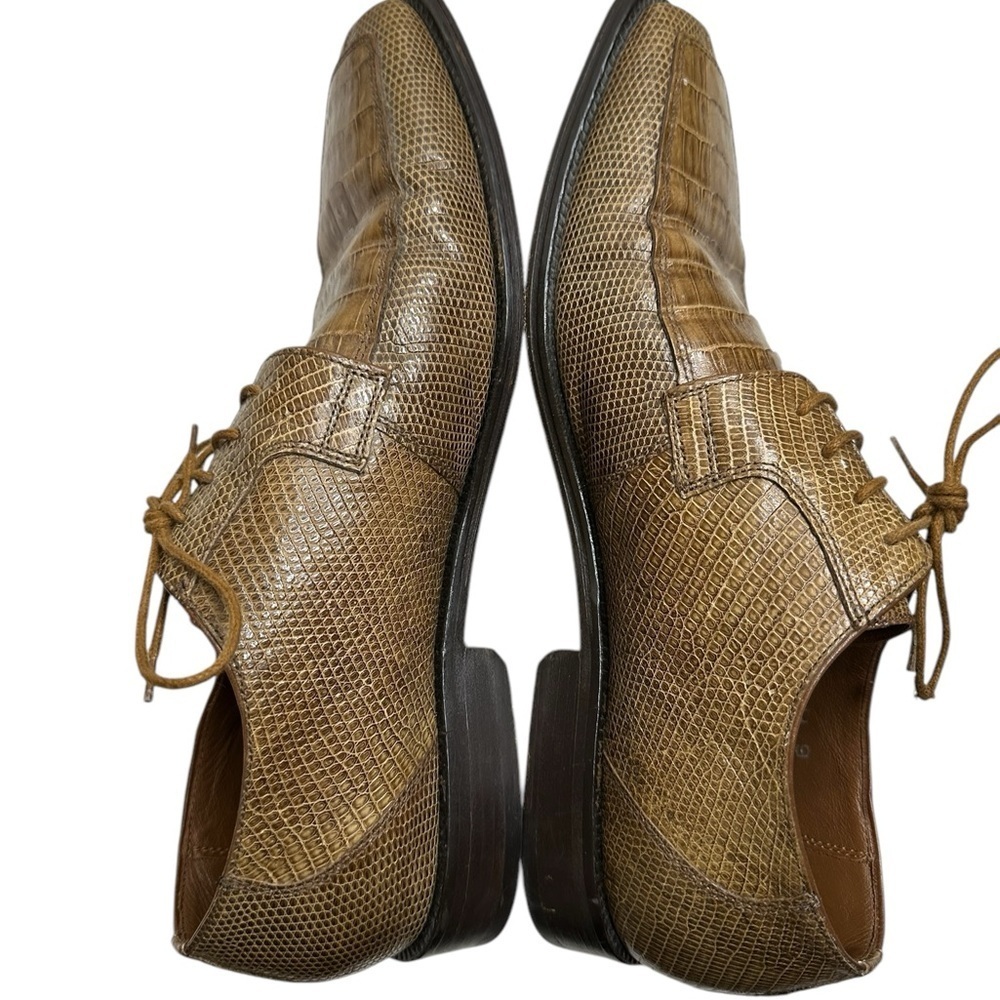 Men's Brown Leather Dress Shoes - Picture 11 of 16